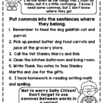 FUN Comma Use Comma Activities Comma Use Posters And Worksheets