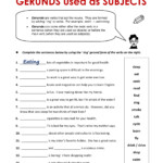 Gerund 20 Examples Format Pdf Examples