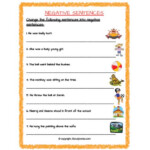 Grade 2 English Sentences Worksheets WorkSheets For Kids