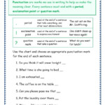 Grade 3 Grammar Topic 30 Punctuation Worksheets Lets Share Knowledge