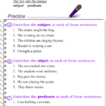 Grade 4 Grammar Lesson 2 The Sentence Subject Object And Predicate