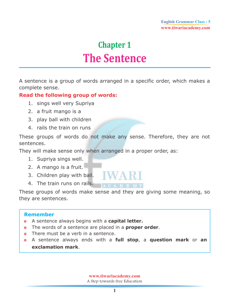 Grade 5 Grammar Worksheets K5 Learning Class 5 English Interactive 