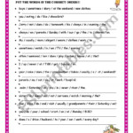 GRAMMAR REVISION Present Simple Word Order ESL Worksheet By Keyeyti