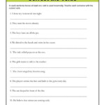 Grammar Worksheets For Grade 6