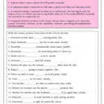 Great Grammar Subject Verb Agreement Worksheets 99Worksheets