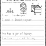 Handwriting Sentences Worksheets