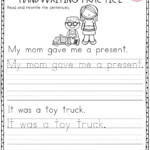 Handwriting Sentences Worksheets