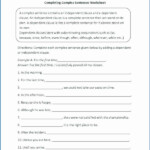 How To 30 Creative Complex Sentence Worksheets 4th Grade Simple