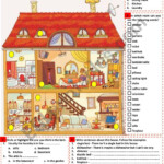 I Love My House Vocabulary Formulating Simple Sentences ESL