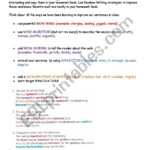 Improving Sentences Rainbow Writing ESL Worksheet By Katarinagrade1