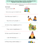 Interrogative Sentence Free Printable Worksheets For Grade 1 Kidpid