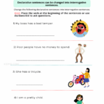 Interrogative Sentence Free Printable Worksheets For Grade 1 Kidpid