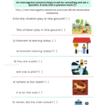 Interrogative Sentence Free Printable Worksheets For Grade 1 Kidpid