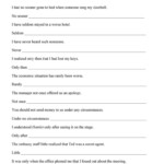 Inverted Sentences Worksheets