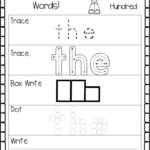 Let s Learn Fry 1st Hundred Sight Word Worksheets Made By Teachers