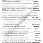 Linkers ESL Worksheet By Abdessalemmohamed