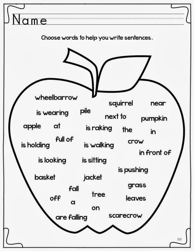 LMN Tree Tips For Getting Students Started With Fall Writing By Using 