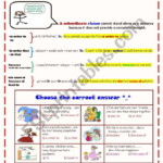 Main And Subordinate Clauses Worksheet