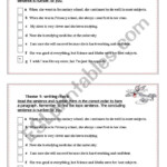 Order The Sentences To Have A Paragraph ESL Worksheet By Muna7