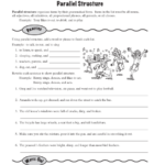 Parallel Sentence Structure Worksheet