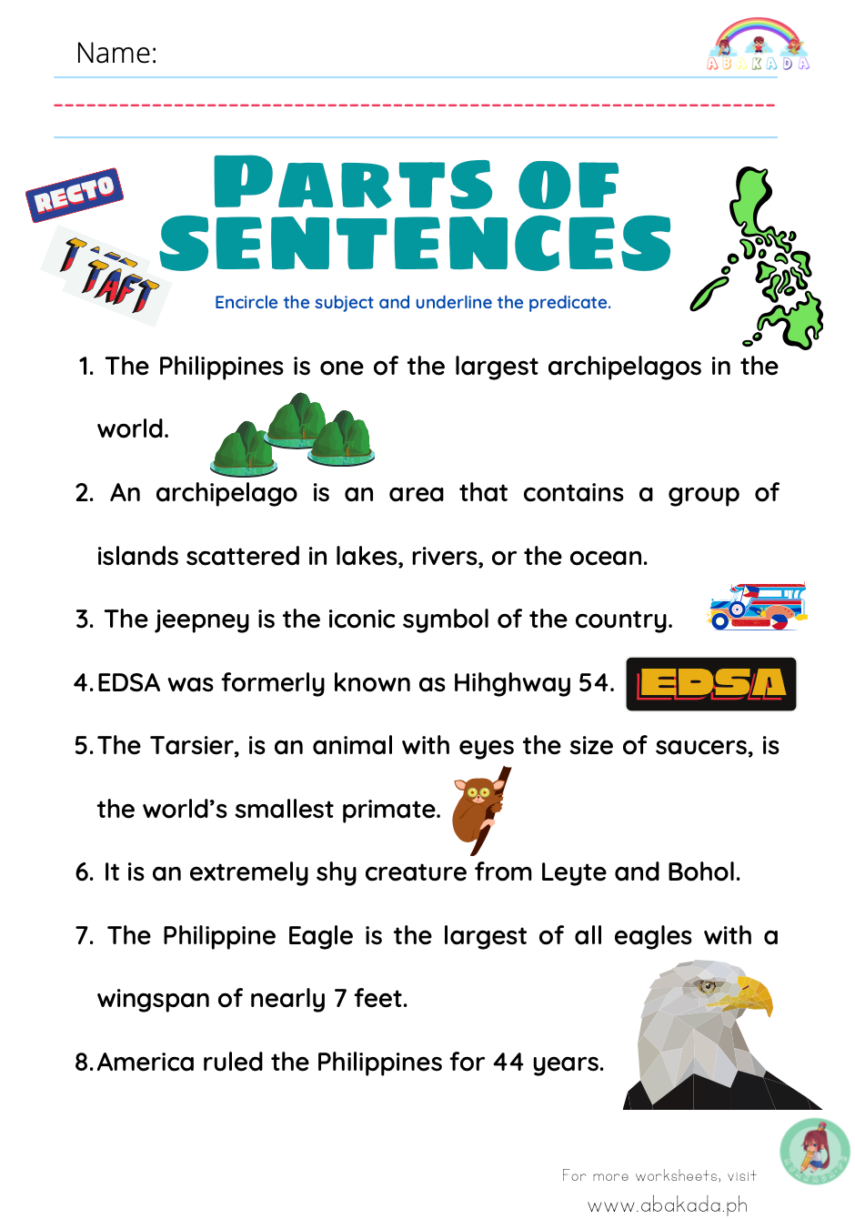 Parts Of Sentences
