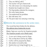 Passive And Active Voice Year 6 Worksheets Skyfasr