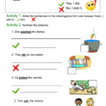 Past Simple Interrogative Form Worksheet Ejercicios De Ingles