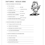 Past Simple Regular Verbs Worksheet