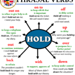 Phrasal Verbs HOLD Definitions And Example Sentences English