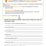 Phrase And Clause Worksheet