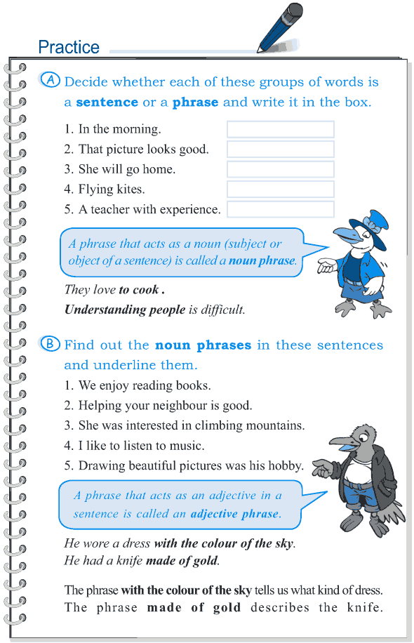 Phrases Worksheet For Grade 5