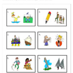 Picture Matching Sentences Worksheet By Teach Simple