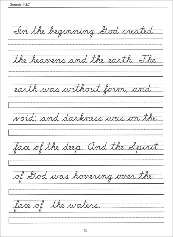 Practice Cursive Handwriting Worksheet