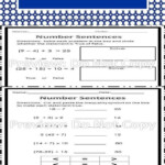 Practice With Number Sentences For 4th 5th Graders Teaching Math