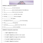 Present Simple Negative Sentences English ESL Worksheets Pdf Doc