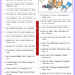 Present Simple Tense ESL Word Order Exercise Worksheet