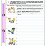 Printable Complex Sentence Worksheets Printable Templates