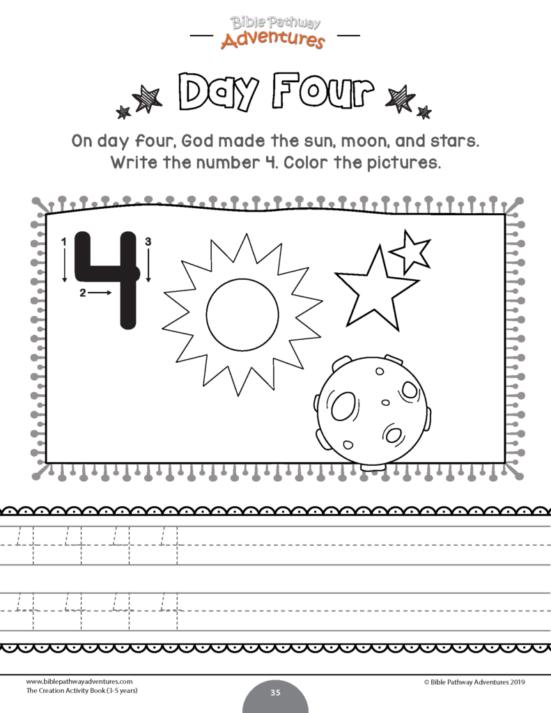 Printable Creation Worksheets