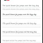 Printable Handwriting Practice Sheets