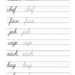 Printable Practice Writing Letters