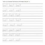 Printable Word Tracing Worksheets