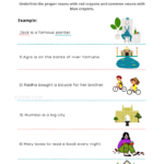 Proper And Common Nouns Printable Worksheets For Grade 1 Kidpid