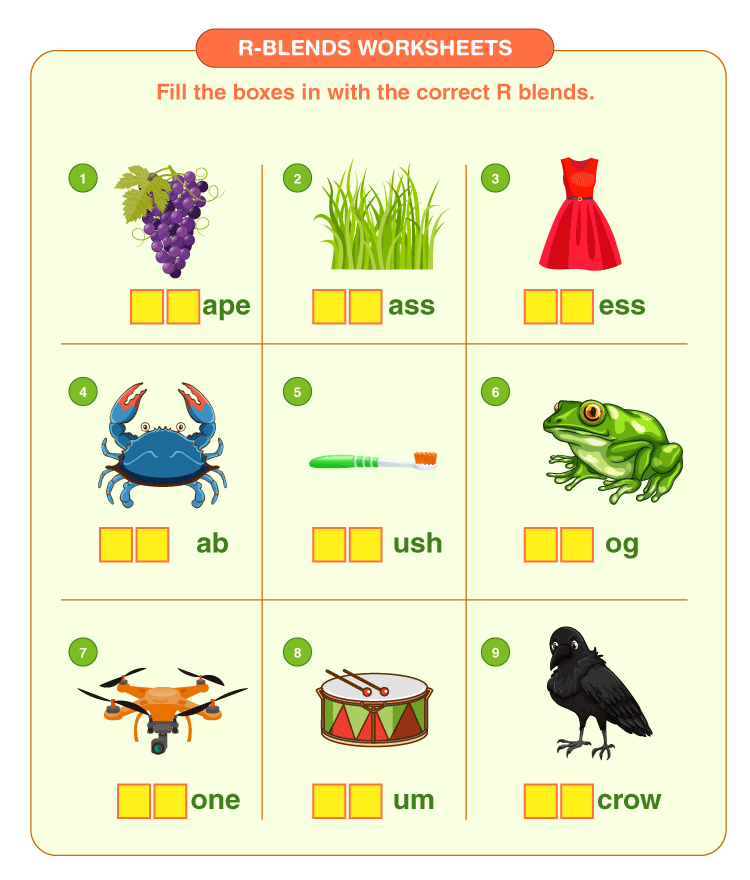 R Blends Worksheets Download Free Printables For Kids