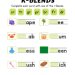 R Blends Worksheets WorksheetsGO