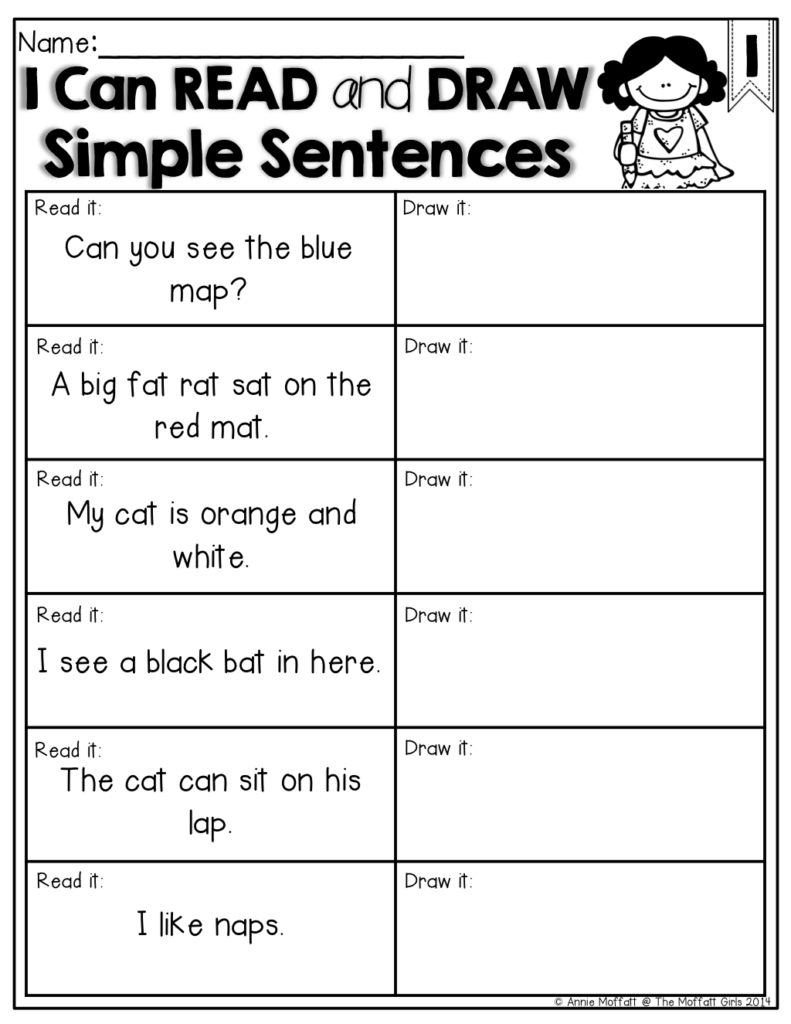 Read And Draw Worksheet