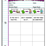 Reading Strategy Worksheet