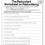 Redundancy Worksheet With Answers Pdf Fill Out Sign Online DocHub