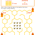 Representing Arrays With Number Sentences Worksheet Free Printable PDF