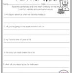 Revising Sentences Worksheet 2nd Grade