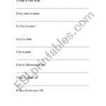 Rewrite The Sentence With The Correct Punctuation ESL Worksheet By